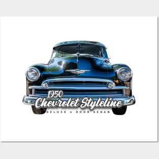 1950 Chevrolet Styleline Deluxe 2 Door Sedan Posters and Art